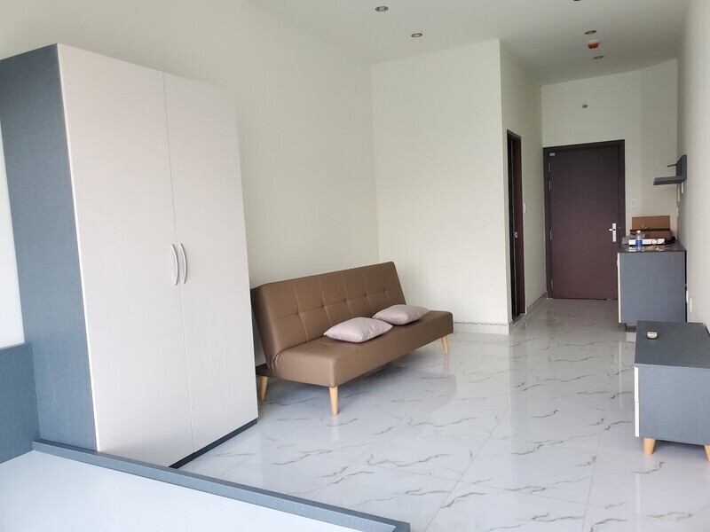 Chung Cư The Sun Avenue Cho Thuê Officetel 31m2 Giá 10 triệu/tháng Nội Thất Cơ Bản Bếp