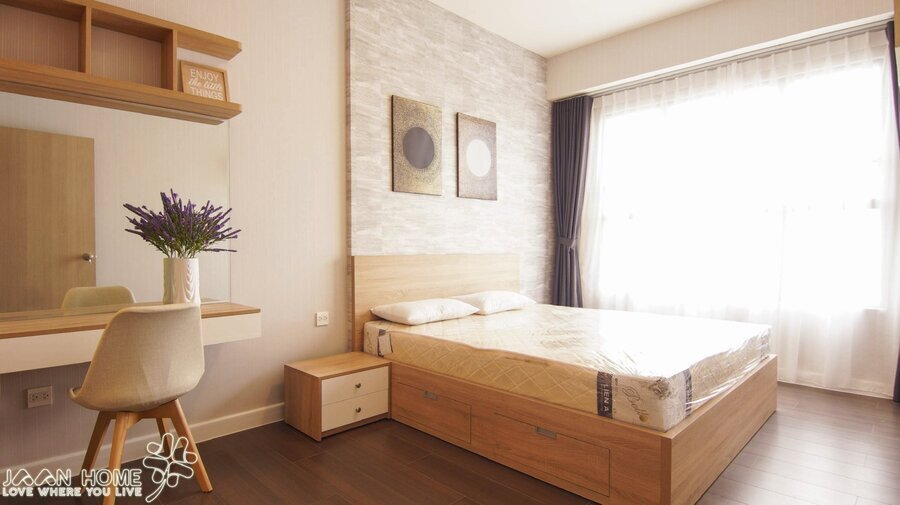 Chung Cư The Sun Avenue Cho Thuê Căn 2 Phòng Ngủ View Tây Nam 75m2