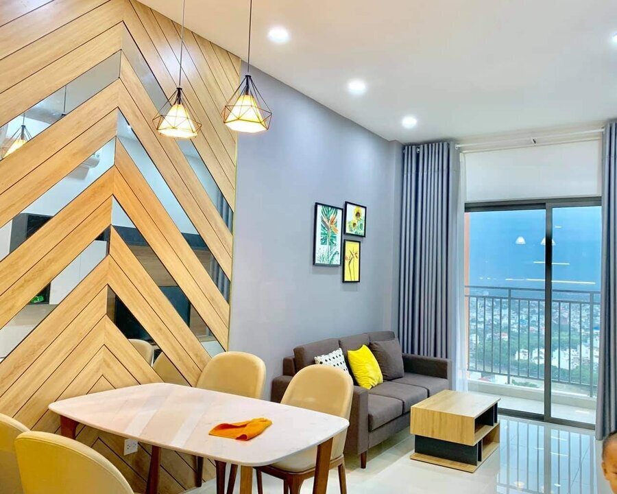 Cho Thuê Căn Hộ The Sun Avenue 2 Phòng Ngủ - 2 WC Giá 17 Triệu Bao Phí View Sông