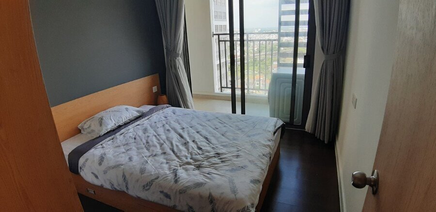 Căn Hộ The Sun Avenue Cho Thuê 2PN - 75m2 Giá 16,5tr Full Nội Thất Đẹp Ban Công Dài