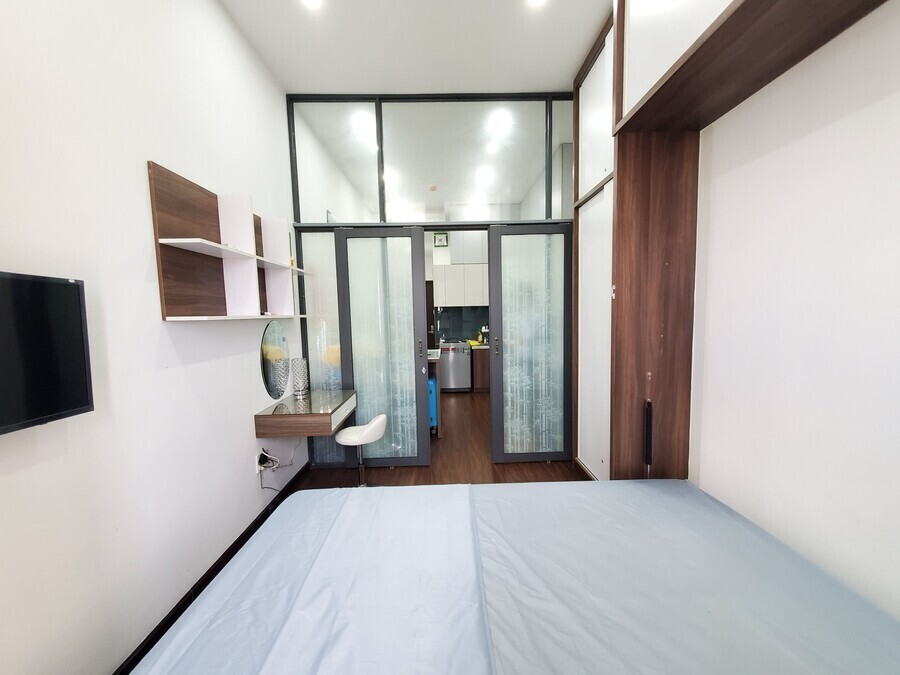 Cho Thuê Căn Hộ Studio 35m2 Giá 10 Triệu Đầy Đủ Nội Thất - Có Ngăn Sẵn Phòng Ngủ Riêng