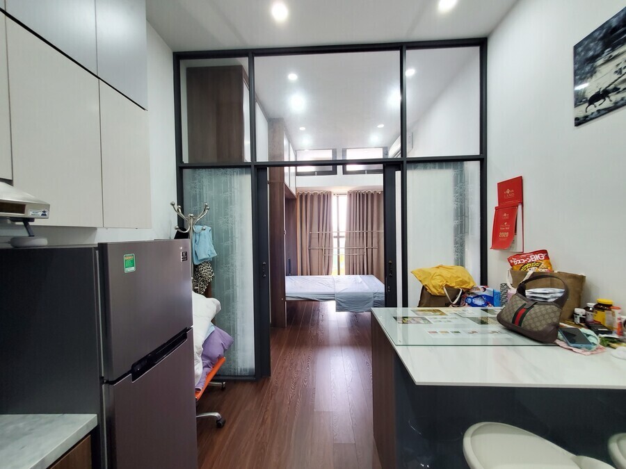 Cho Thuê Căn Hộ Studio 35m2 Giá 10 Triệu Đầy Đủ Nội Thất - Có Ngăn Sẵn Phòng Ngủ Riêng