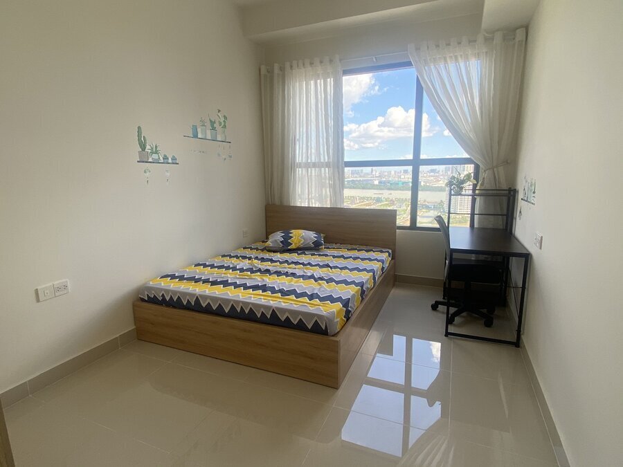 Cho Thuê Chung Cư The Sun Avenue Giá 14 Triệu - 51m2 Tầng Cao View Đẹp