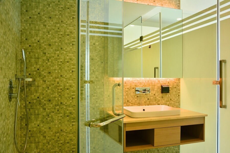 Cho thuê căn hộ 1 Phòng ngủ Đầy đủ nội thất - Khu căn hộ dịch vụ cách The Sun Avenue 2 phút đi bộ