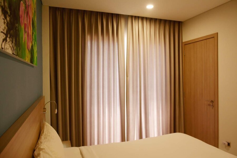 Cho thuê căn hộ 1 Phòng ngủ Đầy đủ nội thất - Khu căn hộ dịch vụ cách The Sun Avenue 2 phút đi bộ