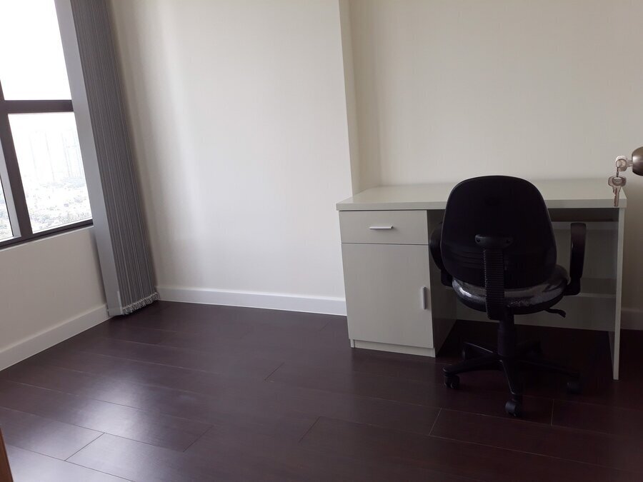 Cho Thuê Căn Hộ 2 Phòng ngủ + 1 Phòng làm việc The Sun Avenue Giá 17 Triệu Full Nội Thất