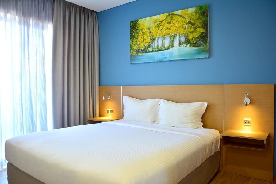 Cho thuê căn hộ 1 Phòng Ngủ - Khu căn hộ dịch vụ cách The Sun Avenue 2 phút đi bộ