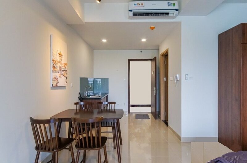 Cho Thuê Studio Full Nội Thất 38m2 The Sun Avenue Giá 11 Bao Phí Quản Lý - Có Ban Công
