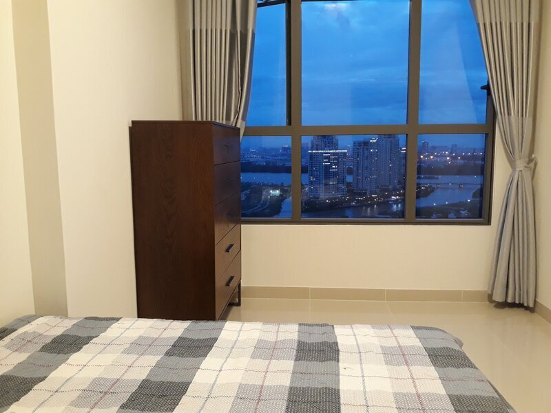 Cho Thuê Chung Cư The Sun Avenue Giá 14 Triệu - 51m2 Tầng Cao View Sông