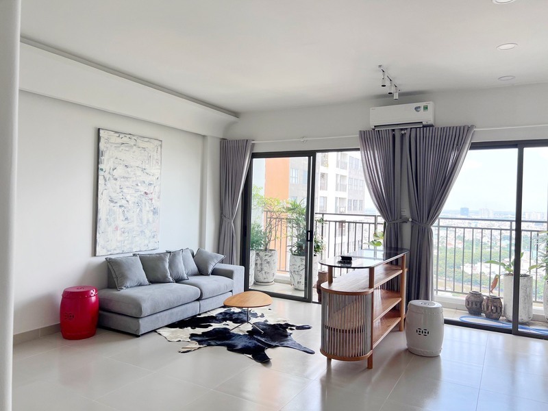 Cho Thuê Căn hộ 1 Phòng ngủ diện tích lớn nhất The Sun Avenue 75m2 - Nội thất hiện đại