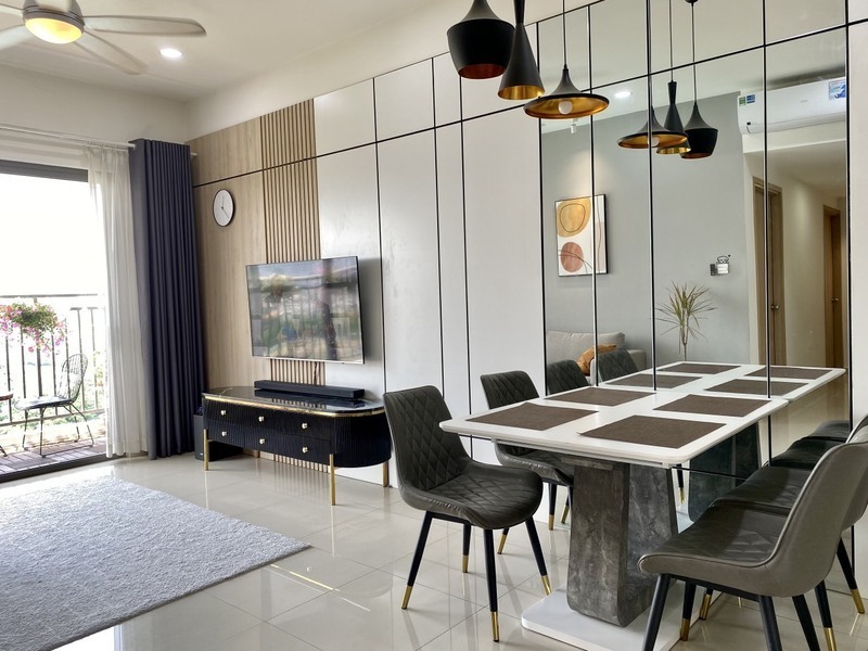 Cho Thuê Căn Hộ The Sun Avenue 3 Phòng Ngủ Giá 19tr 89m2 Full Nội Thất Đẹp