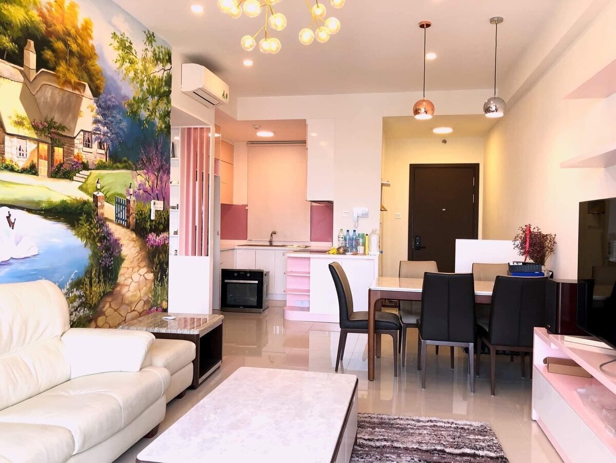 Cho Thuê Căn Hộ The Sun Avenue Giá 22 Triệu Bao Gồm Phí Quản Lý - 96m2 - Căn Góc Nội Thất Đầy Đủ