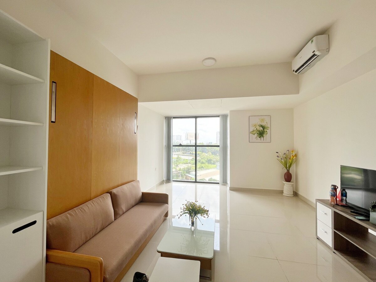 Cho Thuê Căn Hộ Studio The Sun Avenue 10.5 Triệu Full Nội Thất Giường Thông Minh