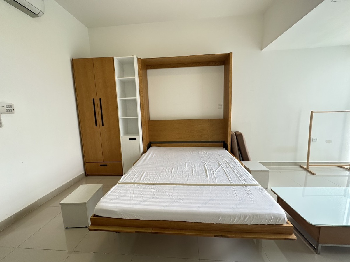 Cho Thuê Căn Hộ Studio The Sun Avenue 10.5 Triệu Full Nội Thất Giường Thông Minh