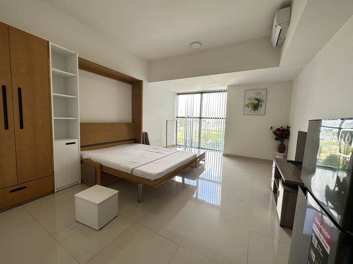 Cho Thuê Căn Hộ Studio The Sun Avenue 10.5 Triệu Full Nội Thất Giường Thông Minh