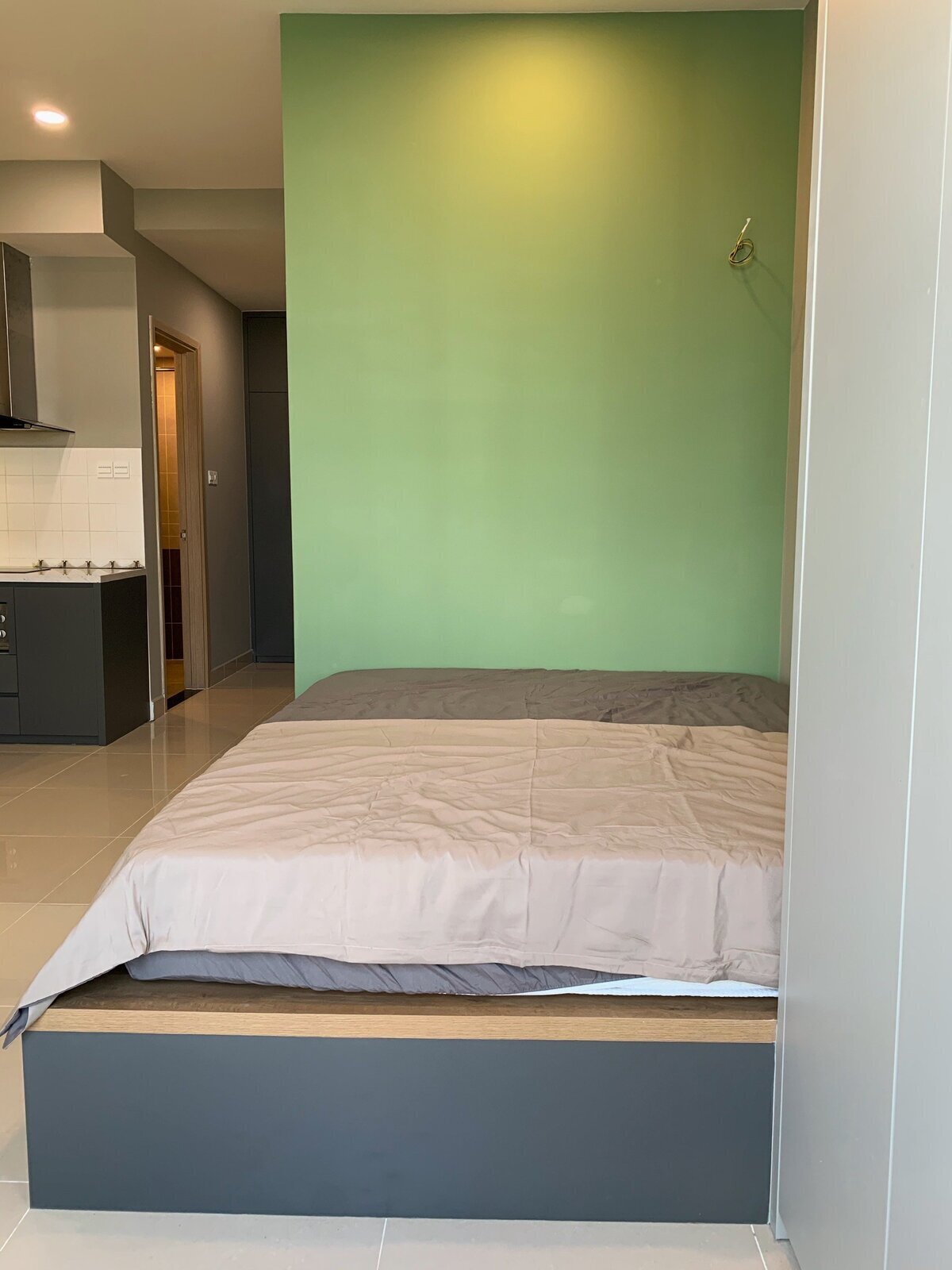 Cho Thuê Căn Hộ 1 Phòng Ngủ Dạng Studio Full Nội Thất Đẹp Giá 11tr/tháng