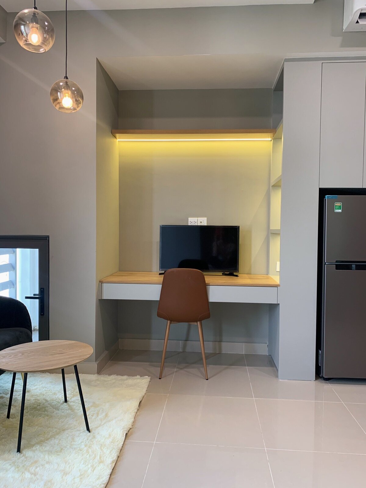 Cho Thuê Căn Hộ 1 Phòng Ngủ Dạng Studio Full Nội Thất Đẹp Giá 11tr/tháng