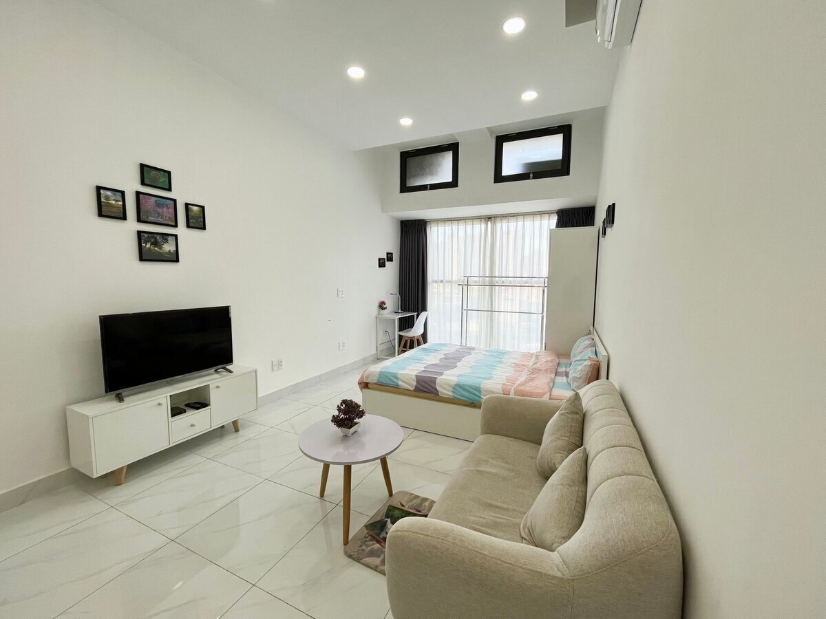 Cho Thuê Căn Hộ The Sun Avenue Dạng Studio Full Nội Thất Gía 10,5 triệu