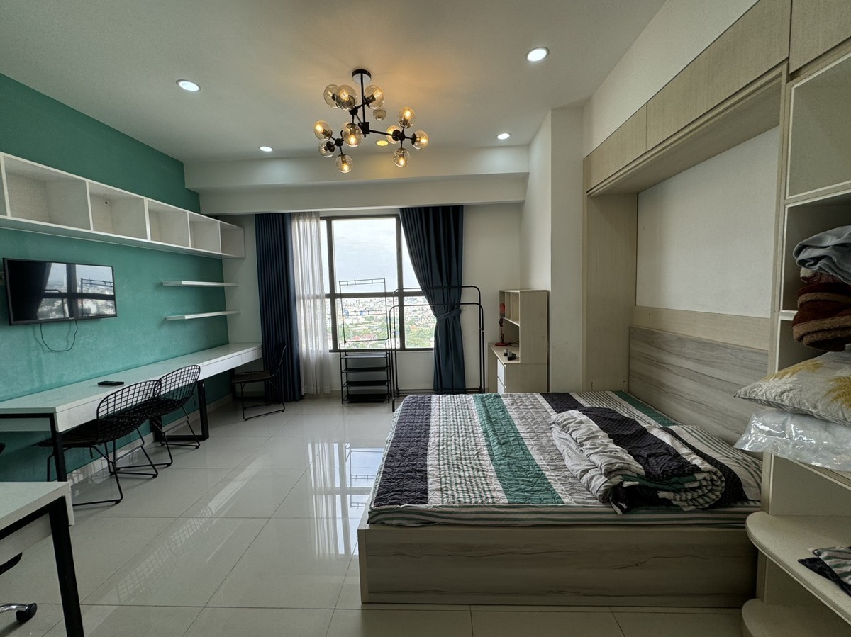 The Sun Avenue Cho Thuê Studio Giá Siêu Thiện Chí 10,5 Triệu Đồ Dùng Đầy Đủ