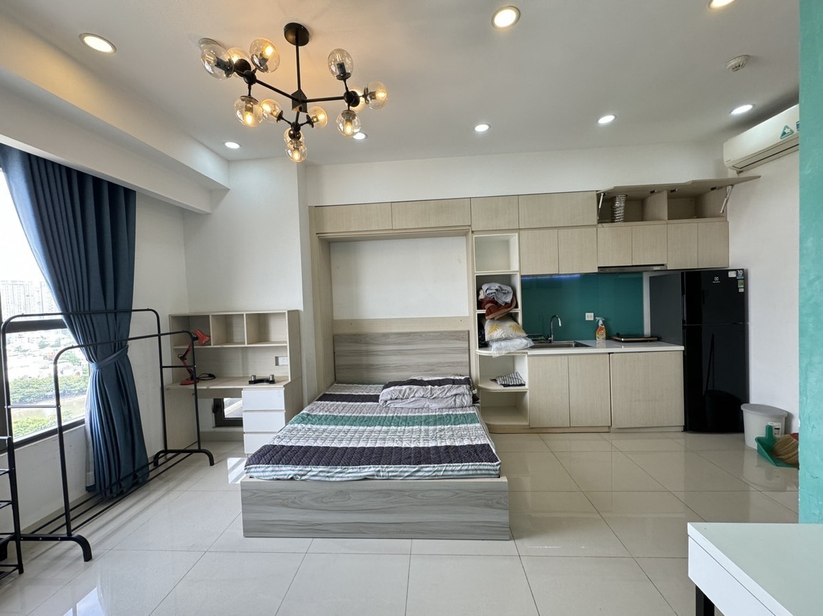 The Sun Avenue Cho Thuê Studio Giá Siêu Thiện Chí 10,5 Triệu Đồ Dùng Đầy Đủ