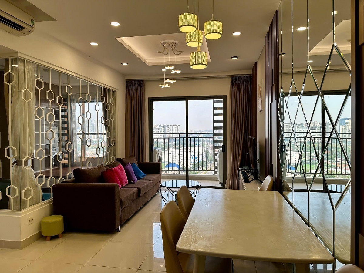 Cho Thuê Căn Hộ 2PN+1 Phòng nhỏ Full Nội Thất Cáo Cấp Giá 20 tr/tháng