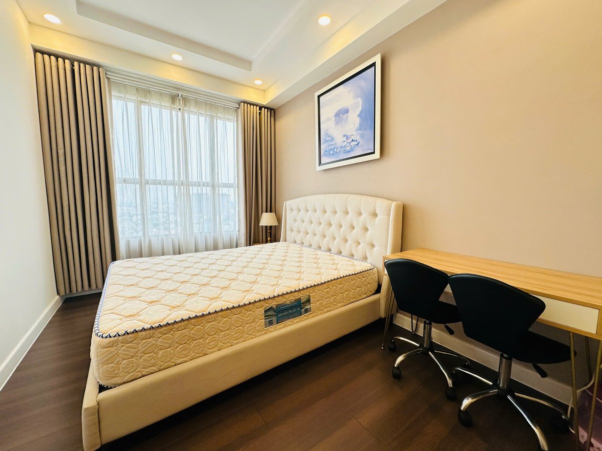 Nhà Đẹp 2 Phòng Ngủ View Sông Cần Cho Thuê The Sun Avenue Giá 17,5 Triệu