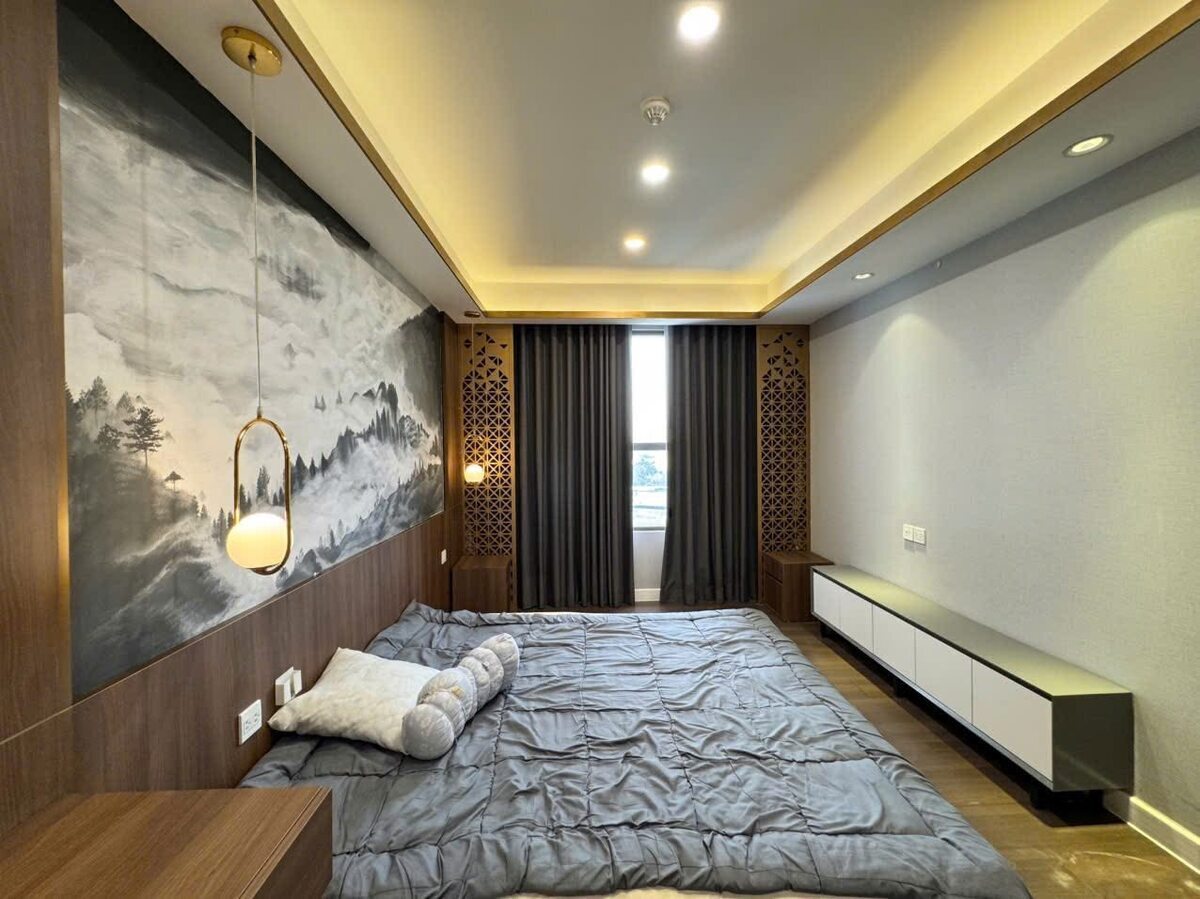 Chung Cư The Sun Avenue Cho Thuê Căn 2 Phòng Ngủ View Landmark 81