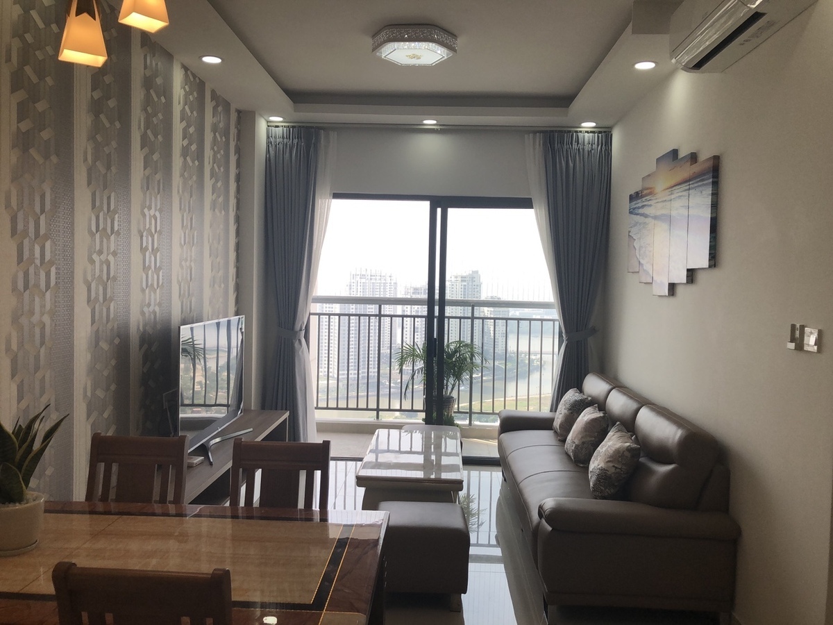 Cho Thuê Căn Hộ The Sun Avenue Full Nội Thất 2 Phòng Ngủ- 75m2 View Sông Sài Gòn