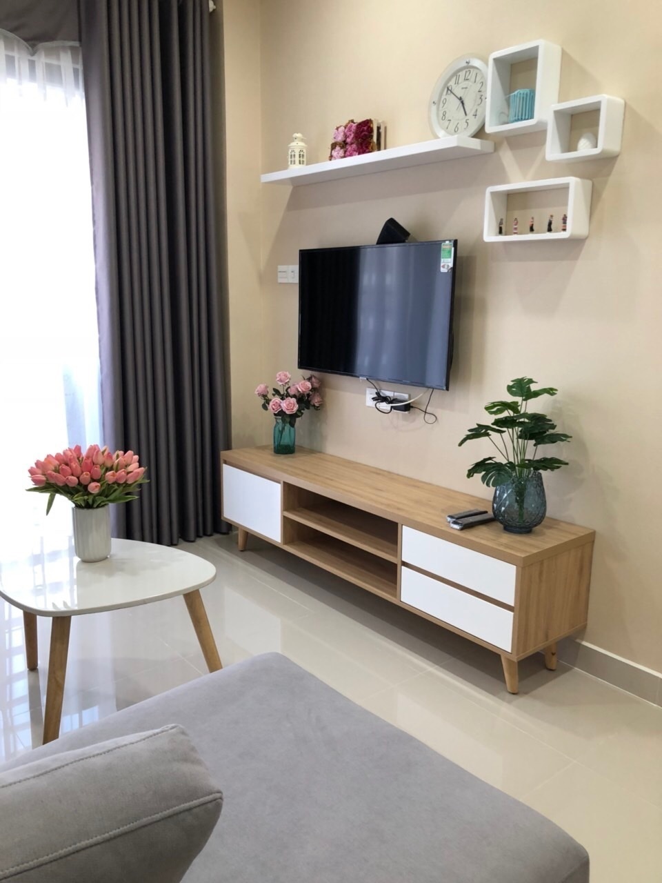 Cho Thuê Chung Cư The Sun Avenue 16 Triệu, 55m2 - Đầy Đủ Nội Thất