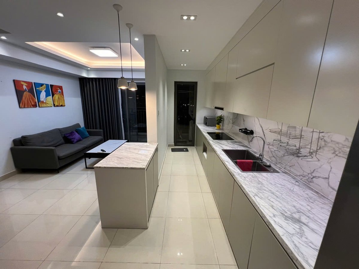 Căn Hộ Nội Thất Đầy Đủ 3 Phòng Ngủ - 109m2 Cho Thuê The Sun Avenue