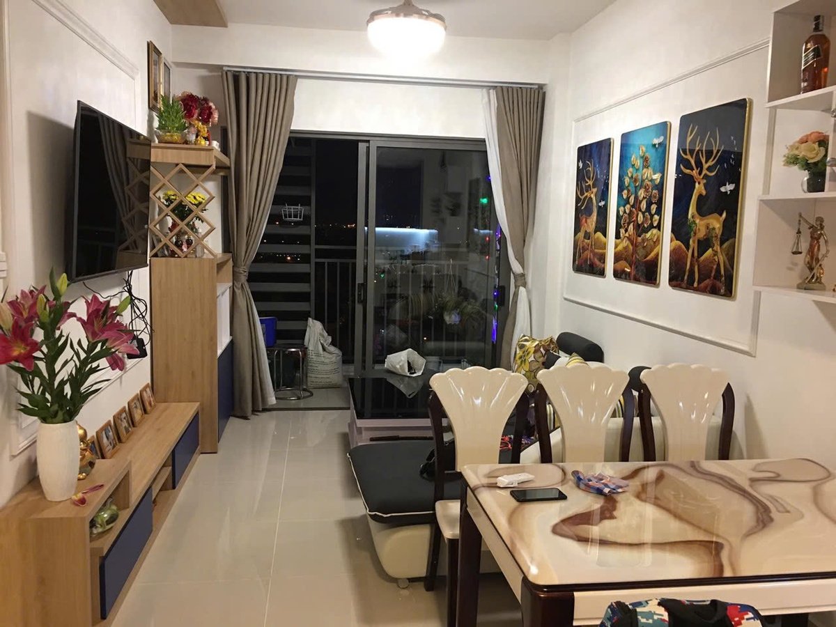 Căn hộ 2 Phòng Ngủ Full Nội Thất Cần Cho Thuê The Sun Avenue Giá 16,5 Triệu