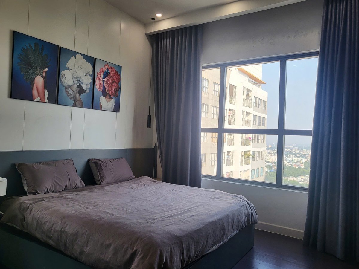 Căn Góc 3 Phòng Ngủ Cho Thuê The Sun Avenue Giá 21Tr