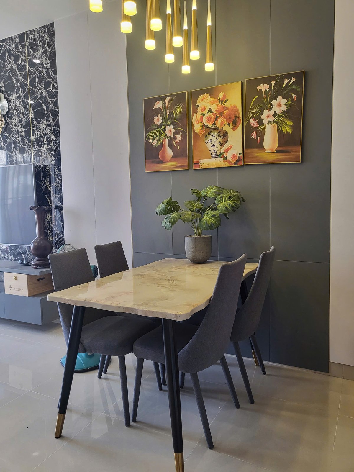 Căn Góc 3 Phòng Ngủ Cho Thuê The Sun Avenue Giá 21Tr