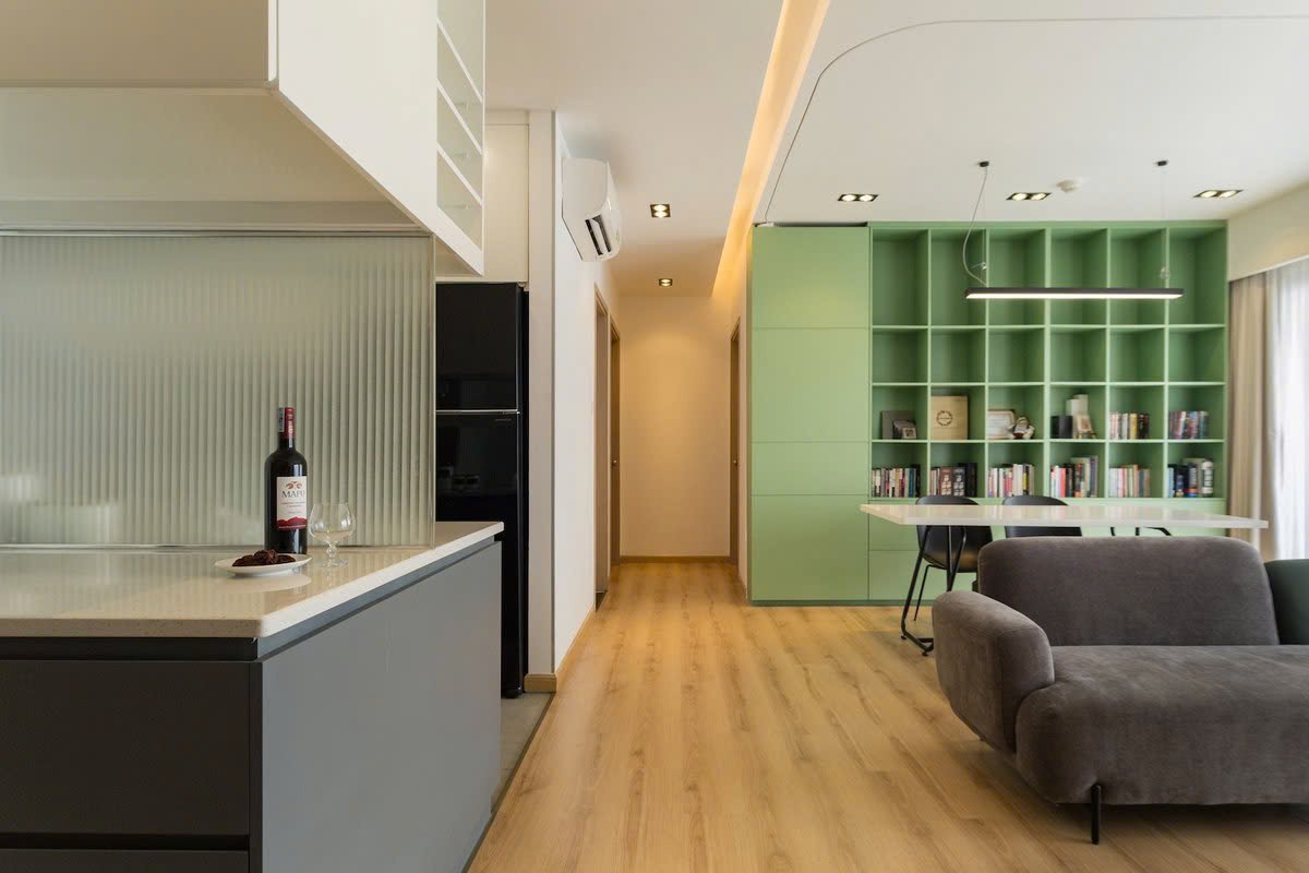 Căn 2 Phòng Ngủ 86m2 Đủ Nội Thất Cho Thuê The Sun Avenue - Giá 21 Triệu