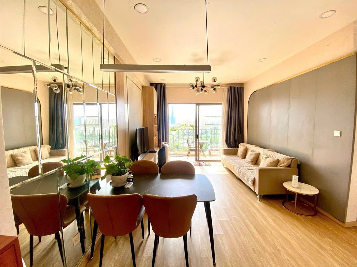 Căn Hộ 3 Phòng Ngủ Cho Thuê Đầy Đủ Nội Thất Đẹp Ngay Trung Tâm Quận 2 Giá 21tr/tháng