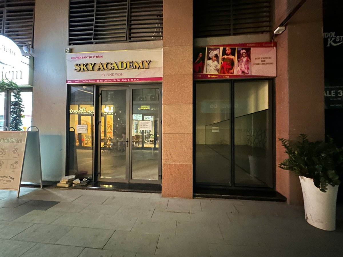 Shophouse Hoàn Thiện Có Bản Cho Thuê The Sun Avenue Giá Chỉ 25 Triệu - 55m2