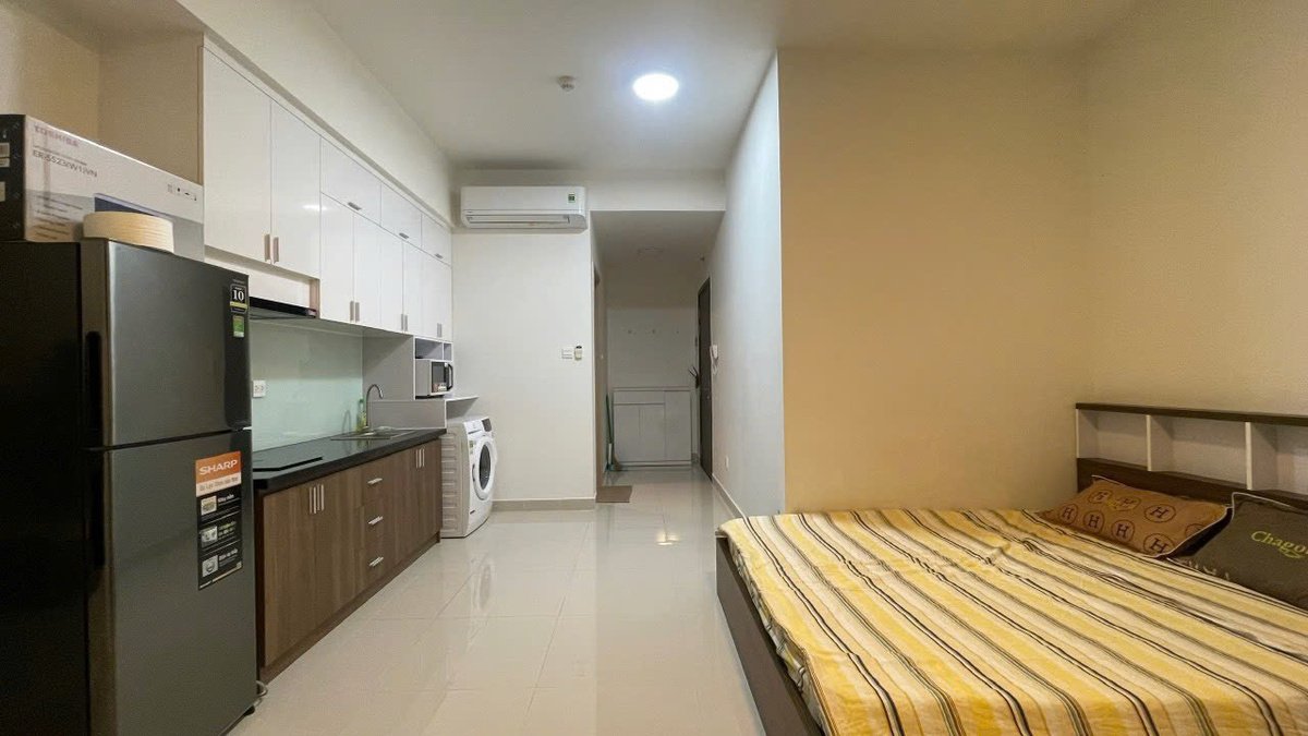 Cho Thuê Studio Full Nội Thất 31m2 Giá 12Triệu Tầng Cao