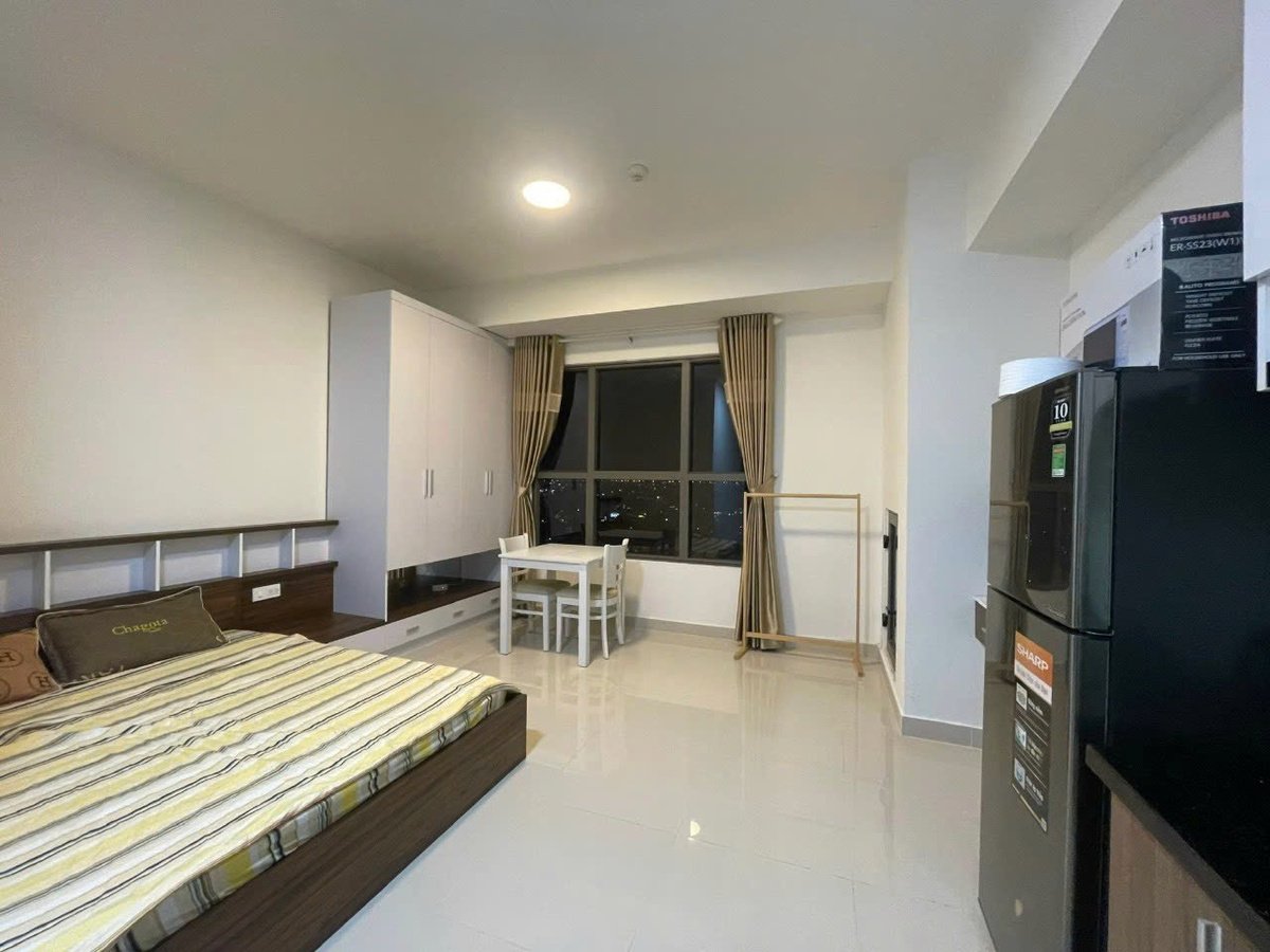 Cho Thuê Studio Full Nội Thất 31m2 Giá 12Triệu Tầng Cao