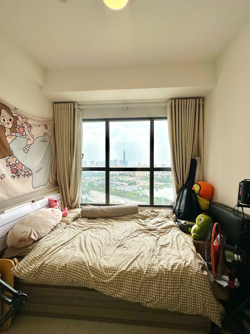 Bán Nhanh Căn Hộ 1 Phòng Ngủ - 37m2 Có Nội Thất Tầng Cao The Sun Avenue