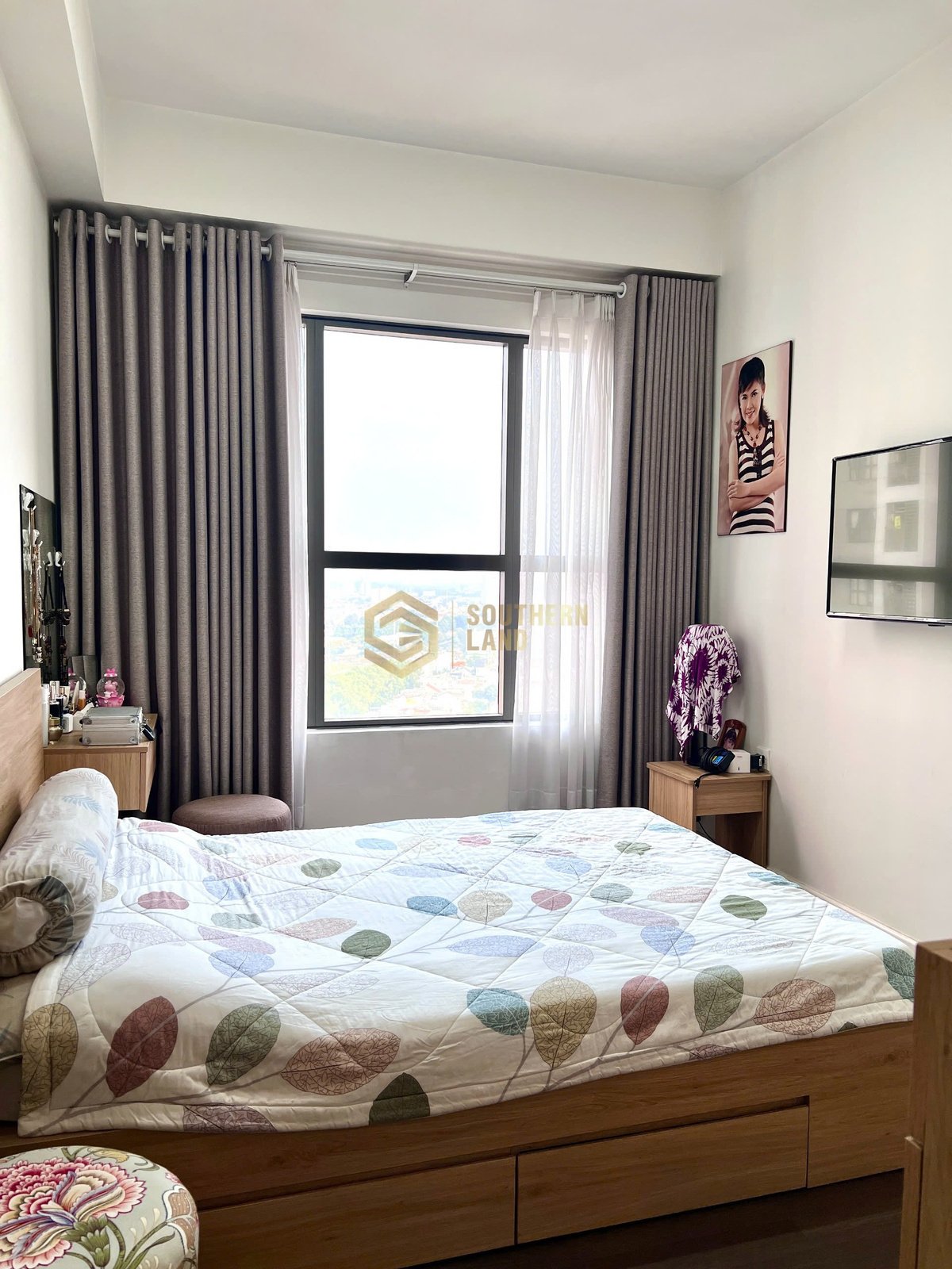 Căn Hộ 2 Phòng Ngủ, 56m2 Cần Cho Thuê The Sun Avenue