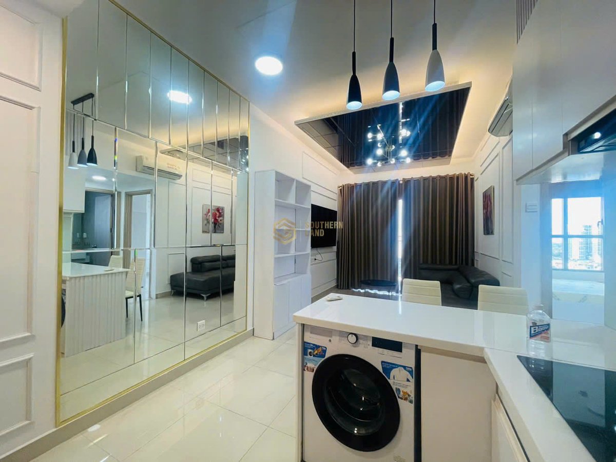 Căn Hộ 1 Phòng Ngủ + 1 Tại The Sun Avenue Cho Thuê 16 Triệu Nội Thất Hiện Đại