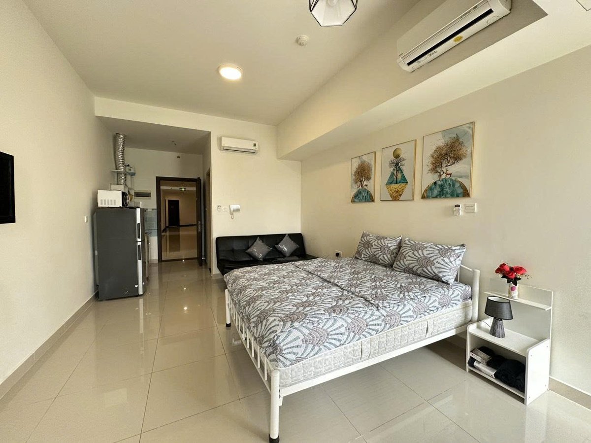 Căn hộ Studio The Sun Avenue Đầy Đủ Nội Thất Cho Thuê Giá 11Tr5