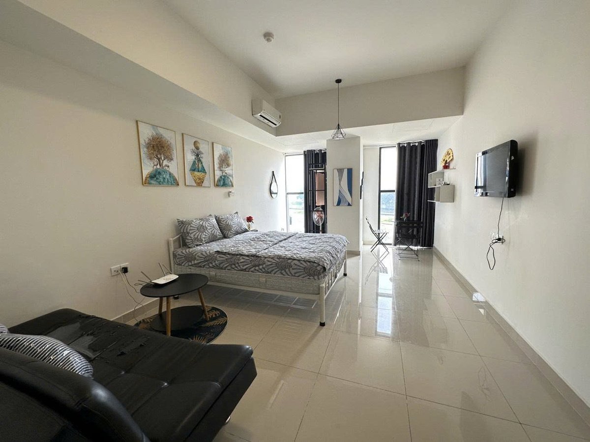 Căn hộ Studio The Sun Avenue Đầy Đủ Nội Thất Cho Thuê Giá 11Tr5