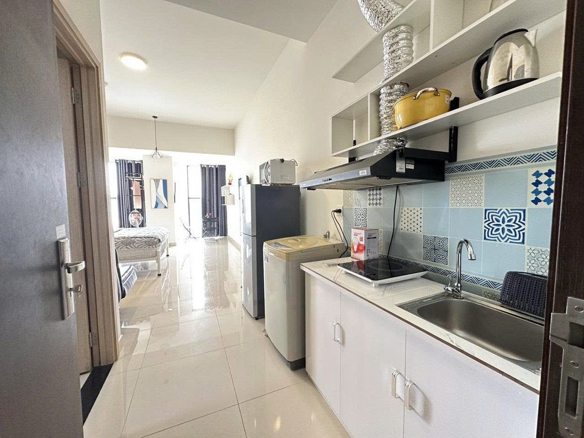 Căn hộ Studio The Sun Avenue Đầy Đủ Nội Thất Cho Thuê Giá 11Tr5