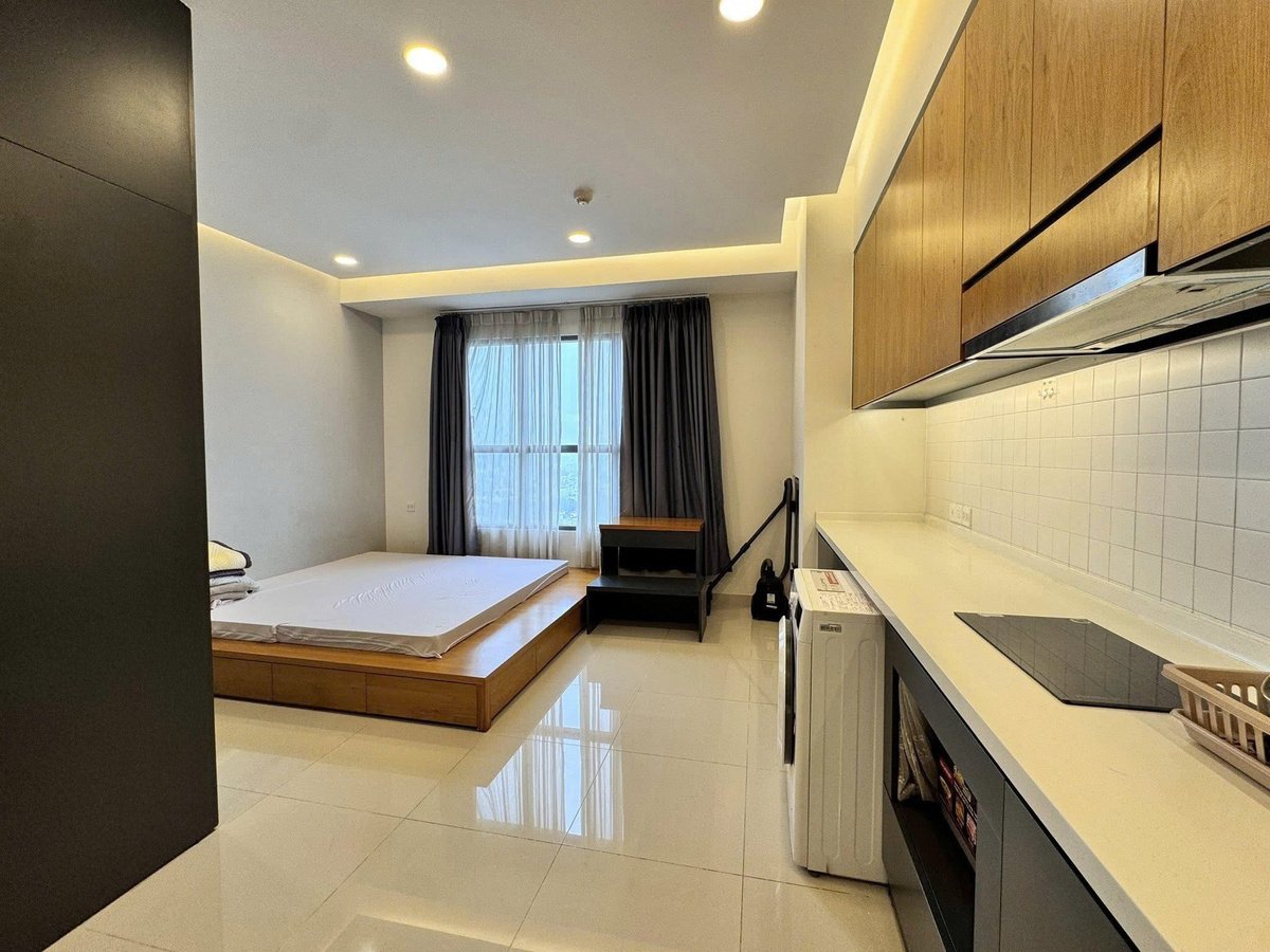Cho Thuê Căn Hộ Studio Chung Cư The Sun Avenue - 31m2 Nhà Thiết Kế Đẩy Đủ Nội Thất Ở