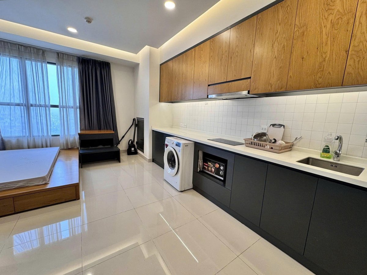 Cho Thuê Căn Hộ Studio Chung Cư The Sun Avenue - 31m2 Nhà Thiết Kế Đẩy Đủ Nội Thất Ở