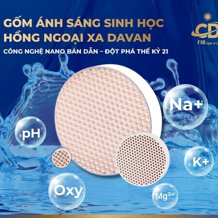 GỐM HỒNG NGOẠI XA DAVAN SIZE 40MM
