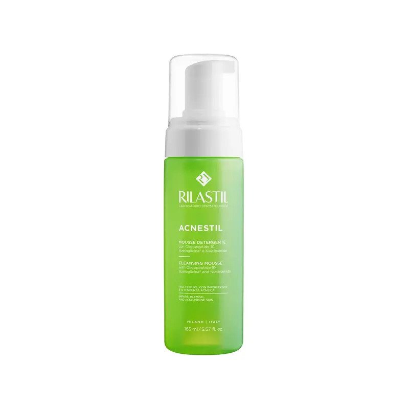 Bọt rửa mặt dành cho da mụn Rilastil Acnestil Cleansing Mousse