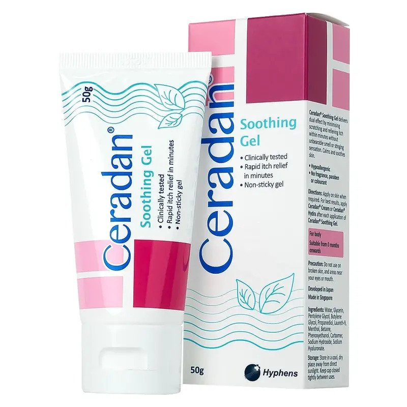 Gel làm dịu da Ceradan Soothing Gel dành cho da ngứa, mẩn đỏ | Ceradan Gel | Dermtalk Store