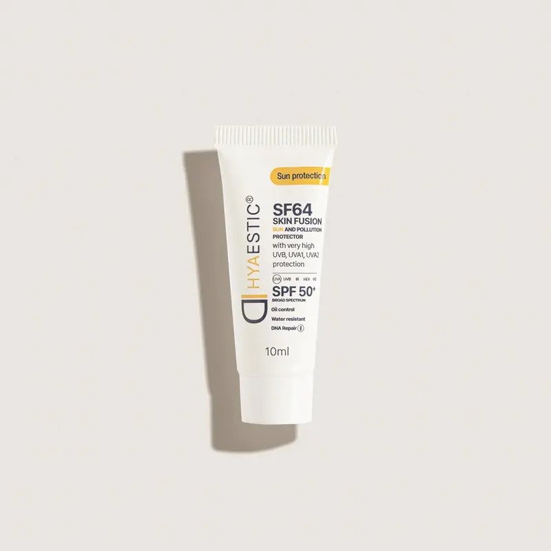 Kem chống nắng bảo vệ tối đa Hyaestic Skin Fusion SF64 Sun And Pollution Protector SPF50+ | Hyaestic Sunscreen | Dermtalk Store